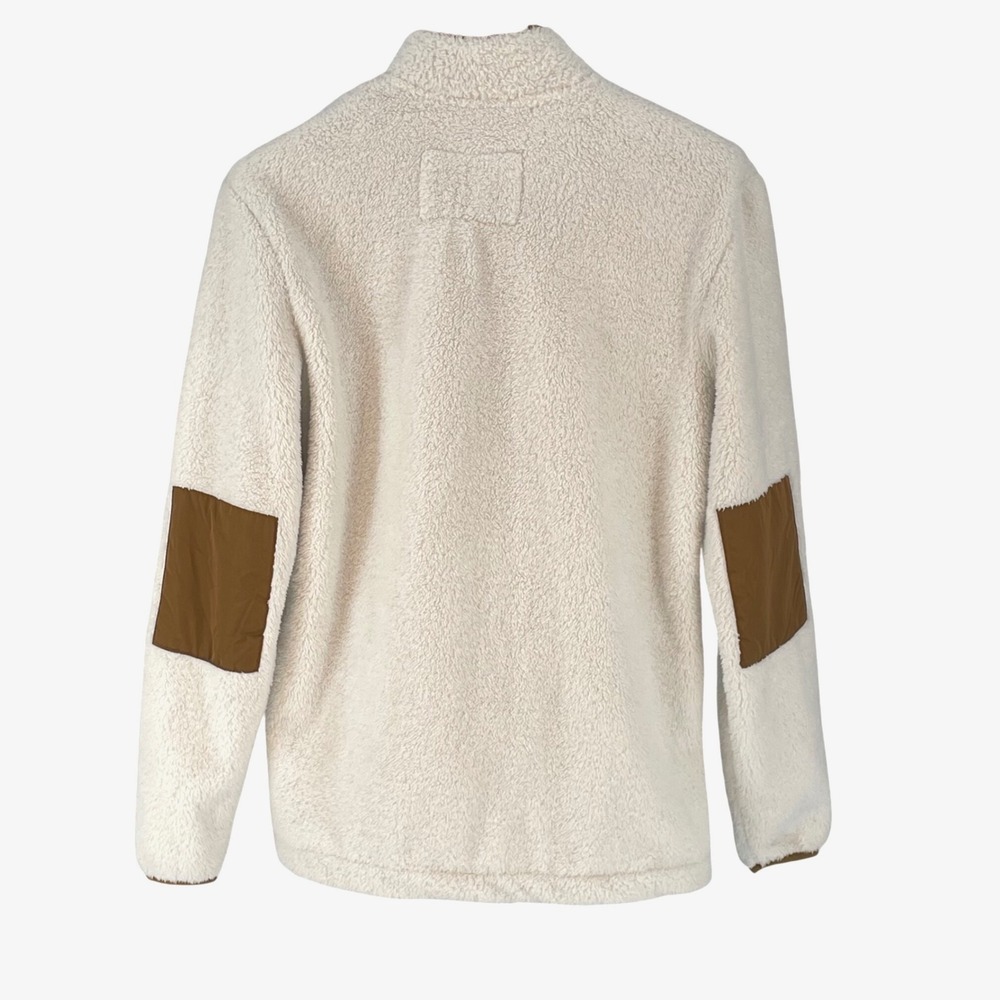 Hurley Cream Fleece Quarter-Zip Sweatshirt - Picture 2 of 16